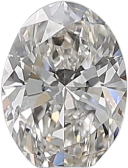 0.5 Carat G VVS1 Oval Natural Diamond