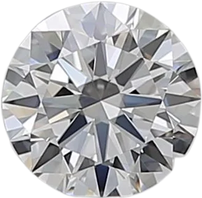 0.5 Carat D VVS2 Round Natural Diamond