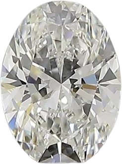 0.51 Carat G VVS2 Oval Natural Diamond