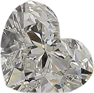 0.52 Carat H VVS2 Heart Natural Diamond