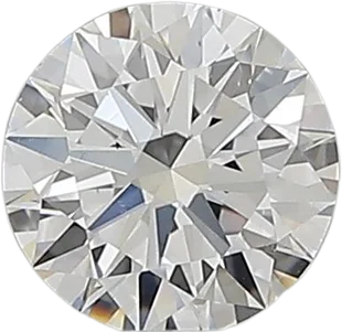 0.52 Carat D SI1 Round Natural Diamond