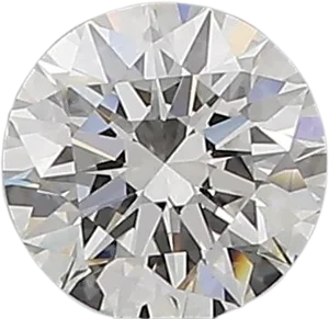 0.52 Carat F VVS2 Round Natural Diamond