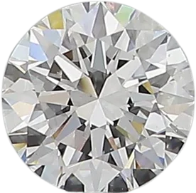 0.53 Carat D VS2 Round Natural Diamond