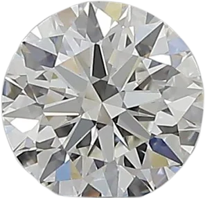 0.53 Carat F IF Round Natural Diamond