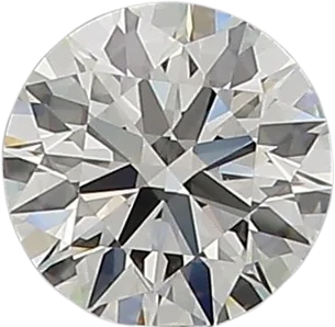 0.53 Carat H VVS2 Round Natural Diamond