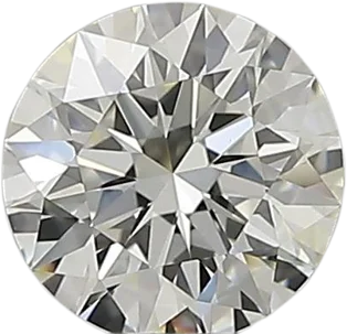 0.53 Carat J VVS1 Round Natural Diamond