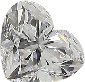 0.54 Carat D VS2 Heart Natural Diamond