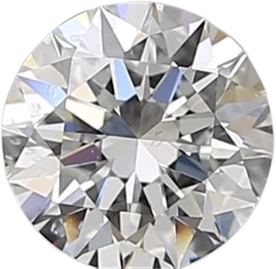 0.54 Carat E SI1 Round Natural Diamond