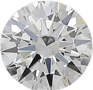 0.54 Carat F VS2 Round Natural Diamond