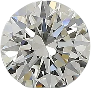 0.54 Carat H VS1 Round Natural Diamond