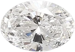 0.55 Carat F vs2 Oval Lab Diamond