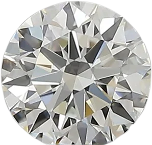 0.55 Carat F IF Round Natural Diamond