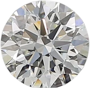 0.55 Carat I VVS1 Round Natural Diamond