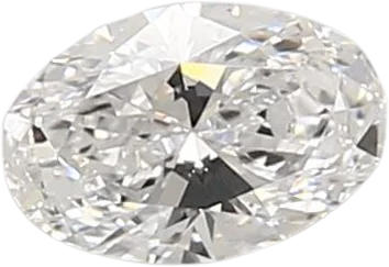 0.56 Carat D vs1 Oval Lab Diamond