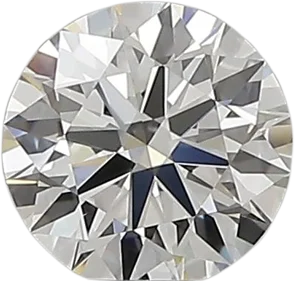 0.56 Carat F IF Round Natural Diamond