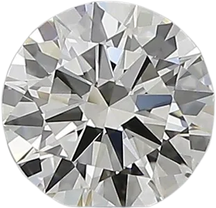 0.56 Carat H VVS1 Round Natural Diamond