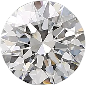 0.57 Carat E VVS1 Round Natural Diamond