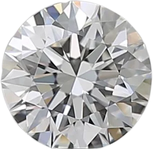 0.57 Carat F VVS2 Round Natural Diamond