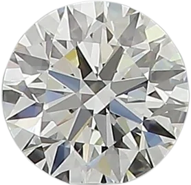 0.57 Carat H VS2 Round Natural Diamond