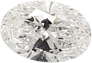 0.58 Carat E vvs2 Oval Lab Diamond