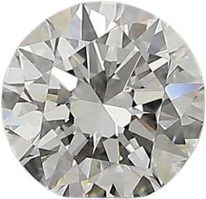 0.58 Carat F VVS1 Round Natural Diamond