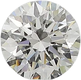 0.58 Carat H VS2 Round Natural Diamond