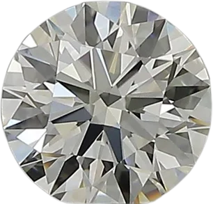 0.58 Carat K VVS2 Round Natural Diamond