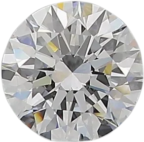 0.6 Carat D VVS2 Round Natural Diamond