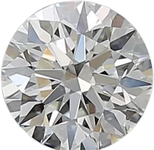 0.6 Carat H SI1 Round Natural Diamond