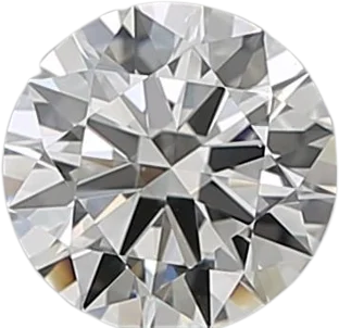 0.6 Carat H SI1 Round Natural Diamond