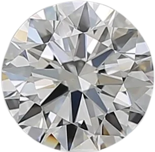 0.6 Carat H VS1 Round Natural Diamond