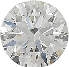 0.6 Carat I VVS2 Round Natural Diamond