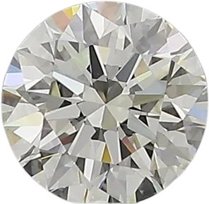 0.6 Carat J VVS2 Round Natural Diamond