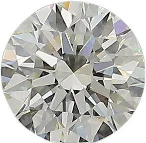 0.61 Carat J VS2 Round Natural Diamond