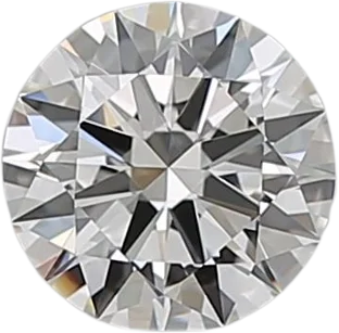 0.62 Carat H VVS2 Round Natural Diamond