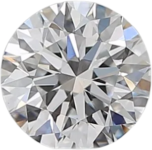 0.63 Carat D VVS2 Round Natural Diamond