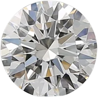 0.67 Carat I VVS1 Round Natural Diamond