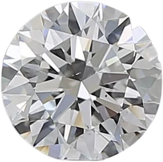 0.7 Carat D VS2 Round Natural Diamond