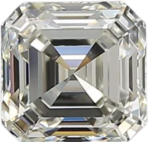 0.74 Carat J VVS1 Asscher Natural Diamond