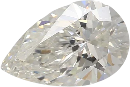 0.74 Carat G VVS2 Pear Lab Diamond