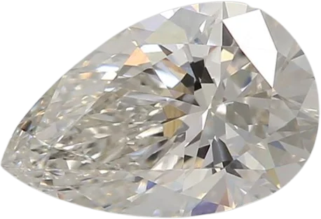 0.74 Carat H VVS2 Pear Lab Diamond