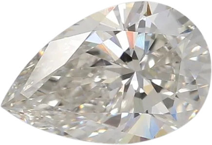 0.75 Carat H VVS2 Pear Lab Diamond