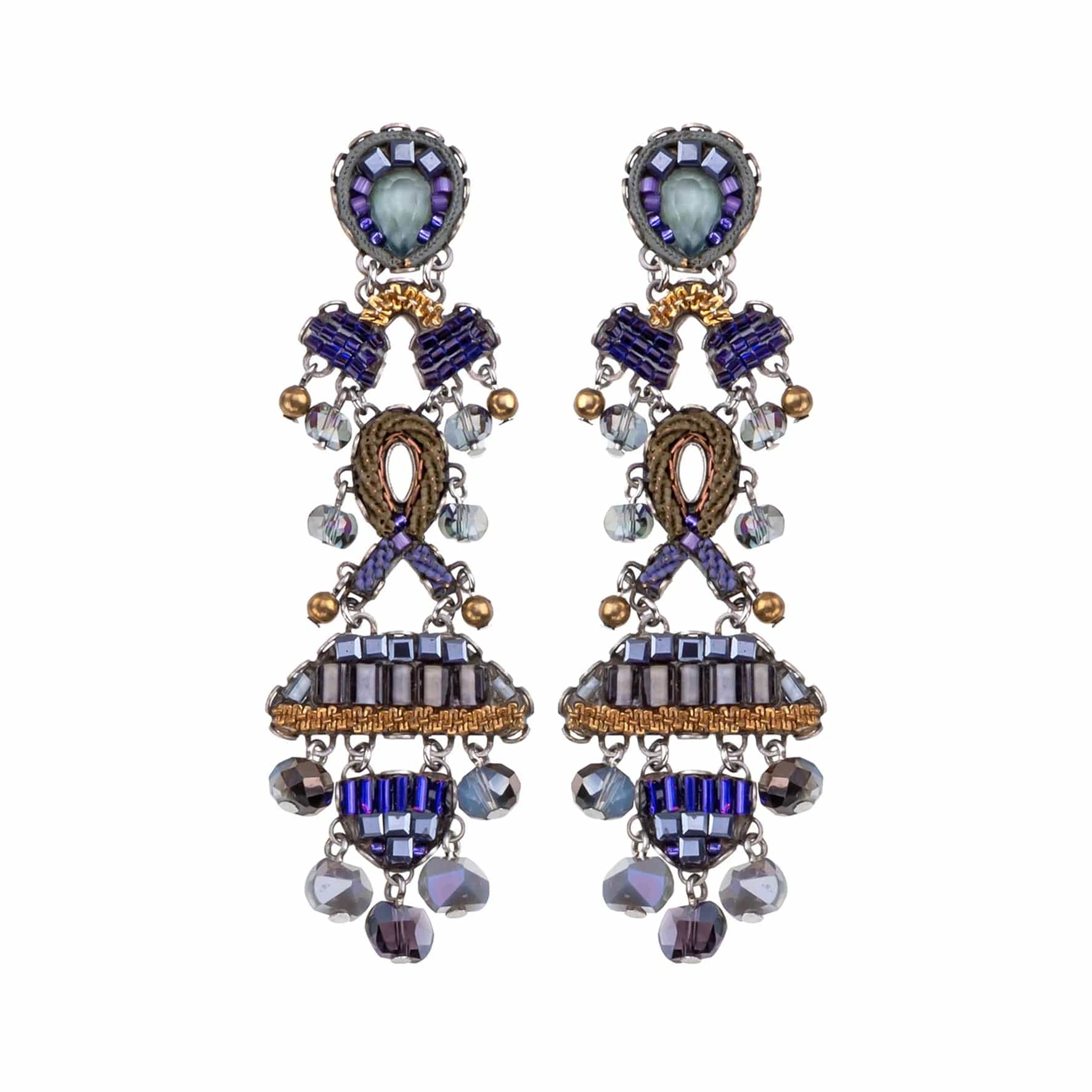 Mystical Grape Ziven Earrings