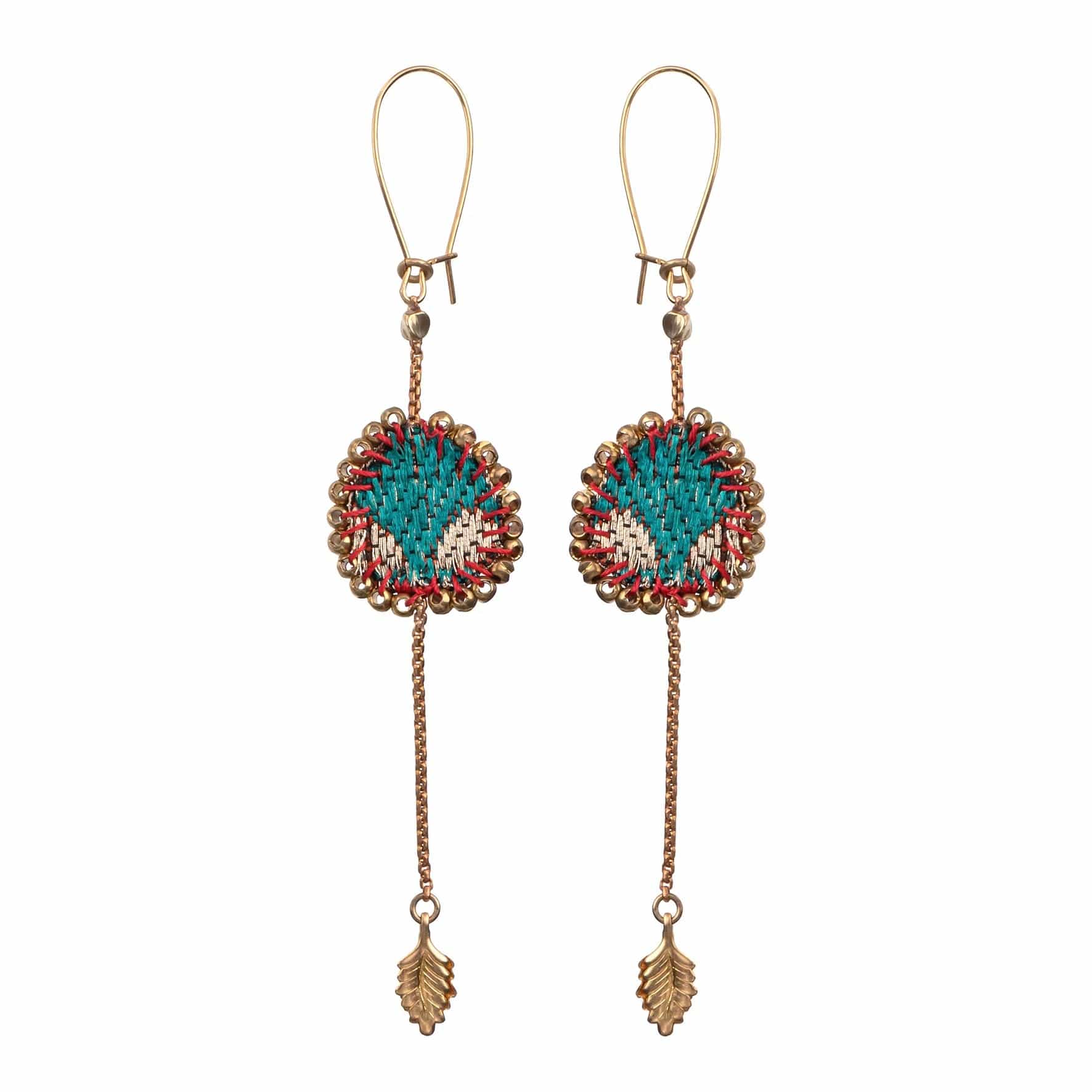 Queen of Sheba Saffron Earrings