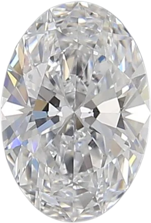 1 Carat D VS1 Oval Lab Diamond