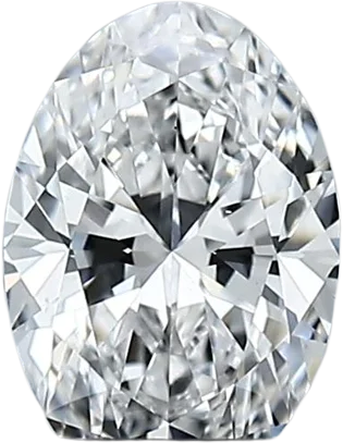 1 Carat D VS1 Oval Lab Diamond