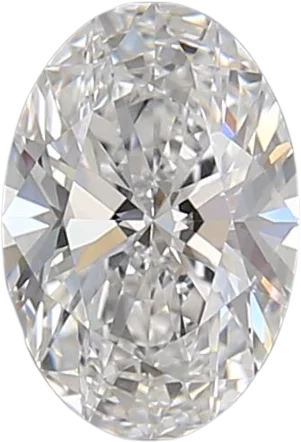 1 Carat D VVS2 Oval Lab Diamond