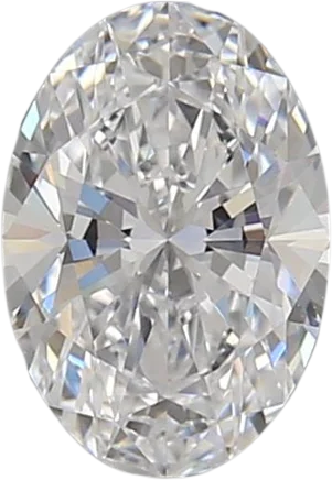 1 Carat D VVS2 Oval Lab Diamond