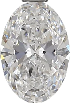 1 Carat D VVS2 Oval Lab Diamond