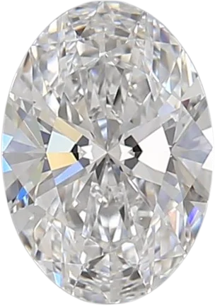 1 Carat D VVS2 Oval Lab Diamond